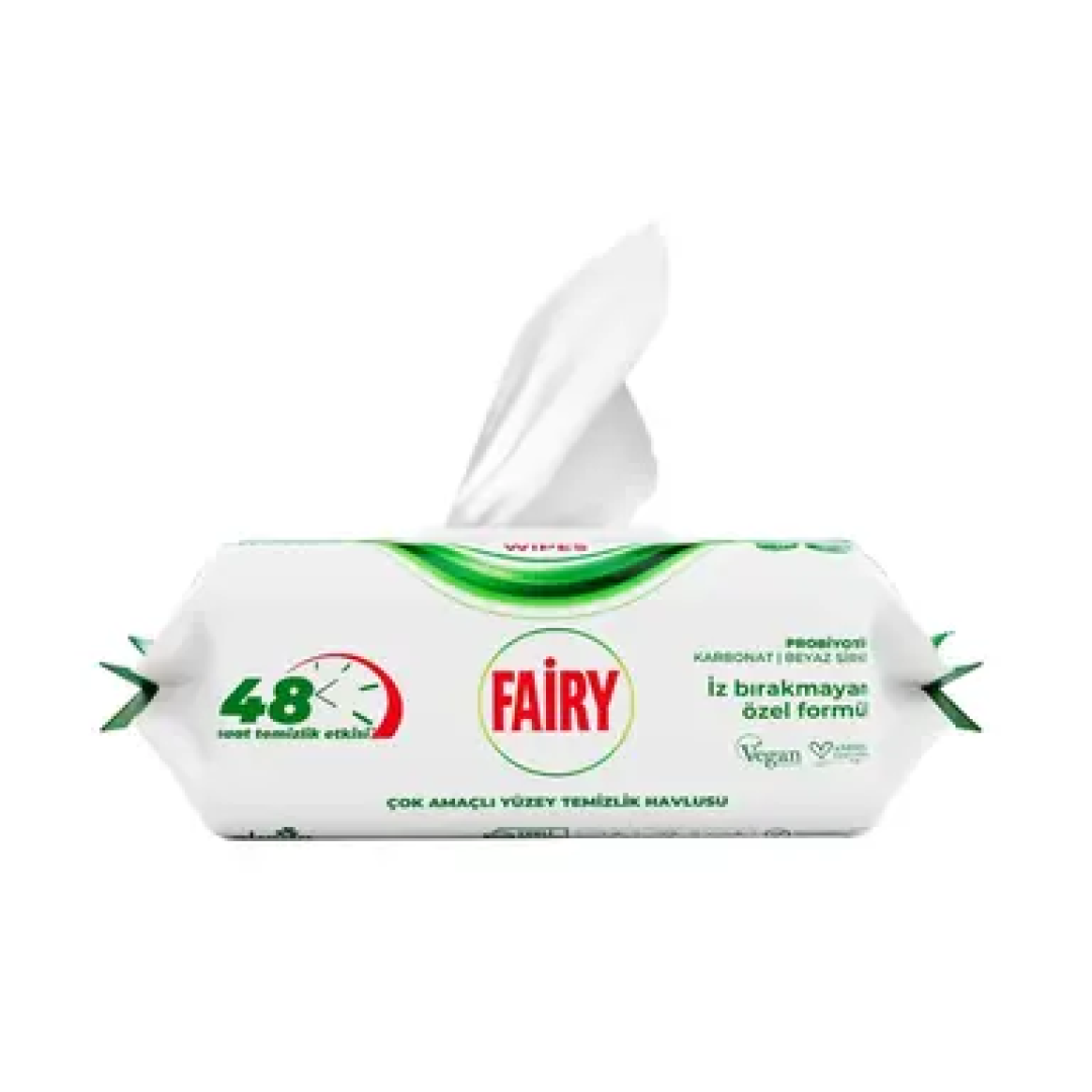 Вологі серветки для прибирання Fairy power, 100 шт
