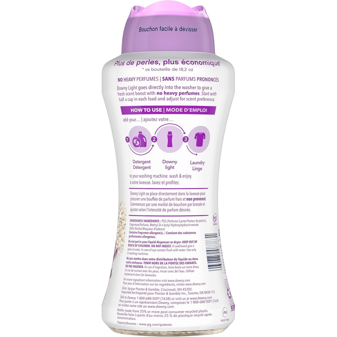 Гранульований кондиціонер лаванда легкий аромат Downy Light White Lavender with No Heavy Perfumes, 680 г