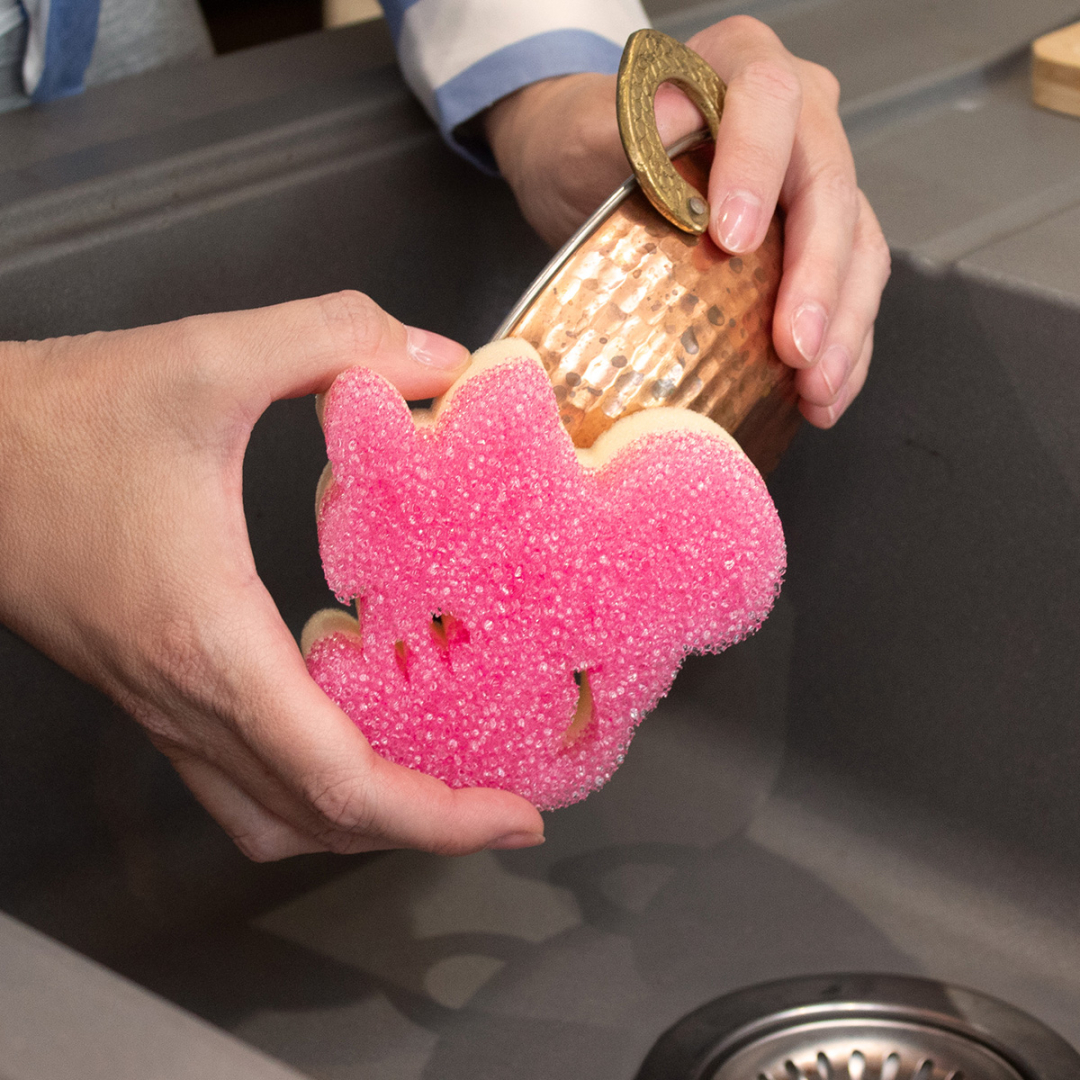 Набір губок для чищення скрабер Міні+ Мікі Маус Disney Mickey Mouse & Disney Minnie Mouse Scrub Daddy twin pack