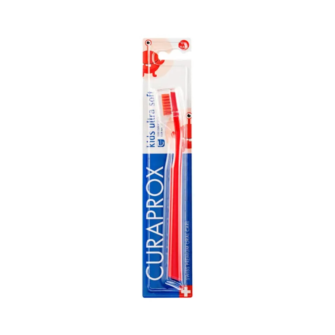 Зубна щітка дитяча Curaprox kids ultra soft ультра-м'яка 4-12 років помаранчева