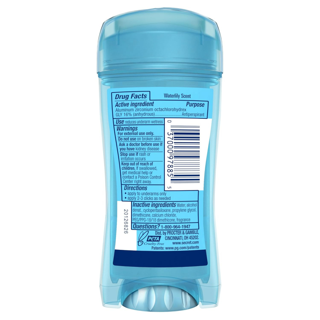 Дезодорант антиперспірант гелевий Secret Clear Gel Cool Waterlily водна лілія, 73 г