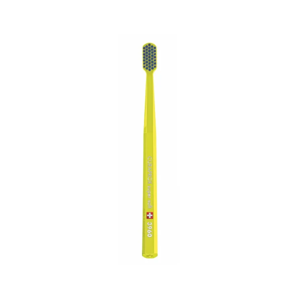 Зубна щітка Curaprox CS 3960 Super Soft супер м'яка лимонна з синім