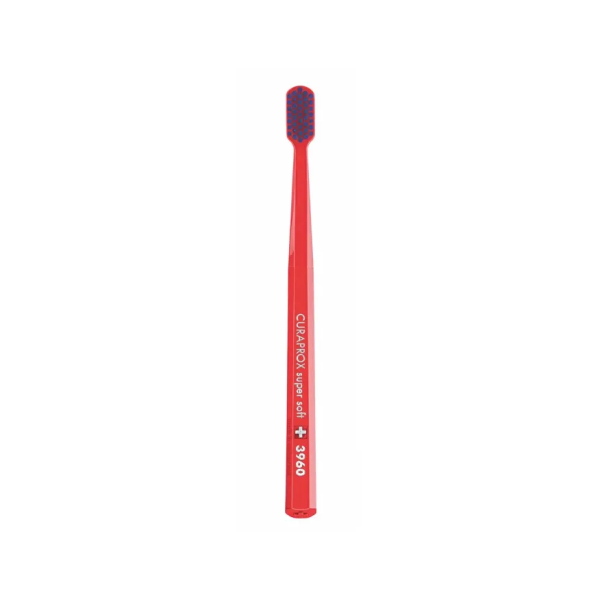 Зубна щітка Curaprox CS 3960 Super Soft супер м'яка Червоний з синім