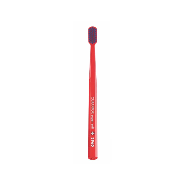 Зубна щітка Curaprox CS 3960 Super Soft супер м'яка Червоний з синім