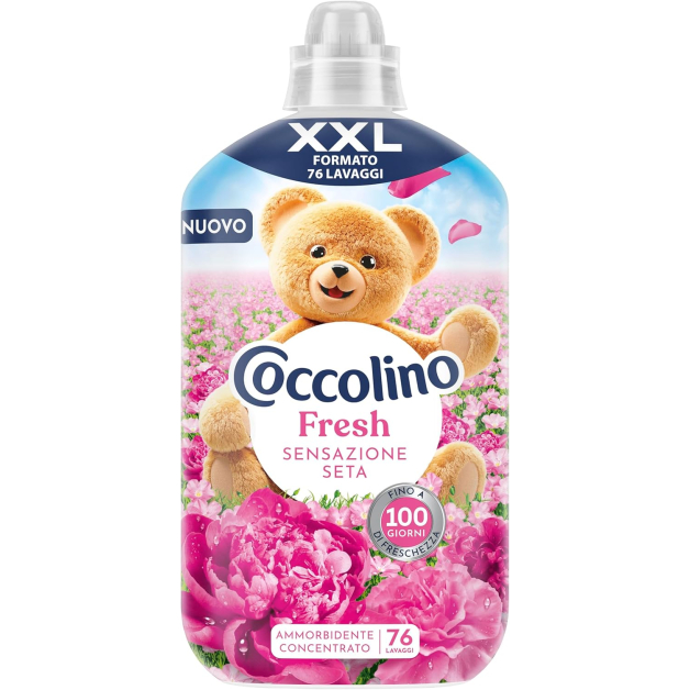 Кондиціонер для білизни концентрований Coccolino Sensatione Seta (76 прань) 1,75 л 