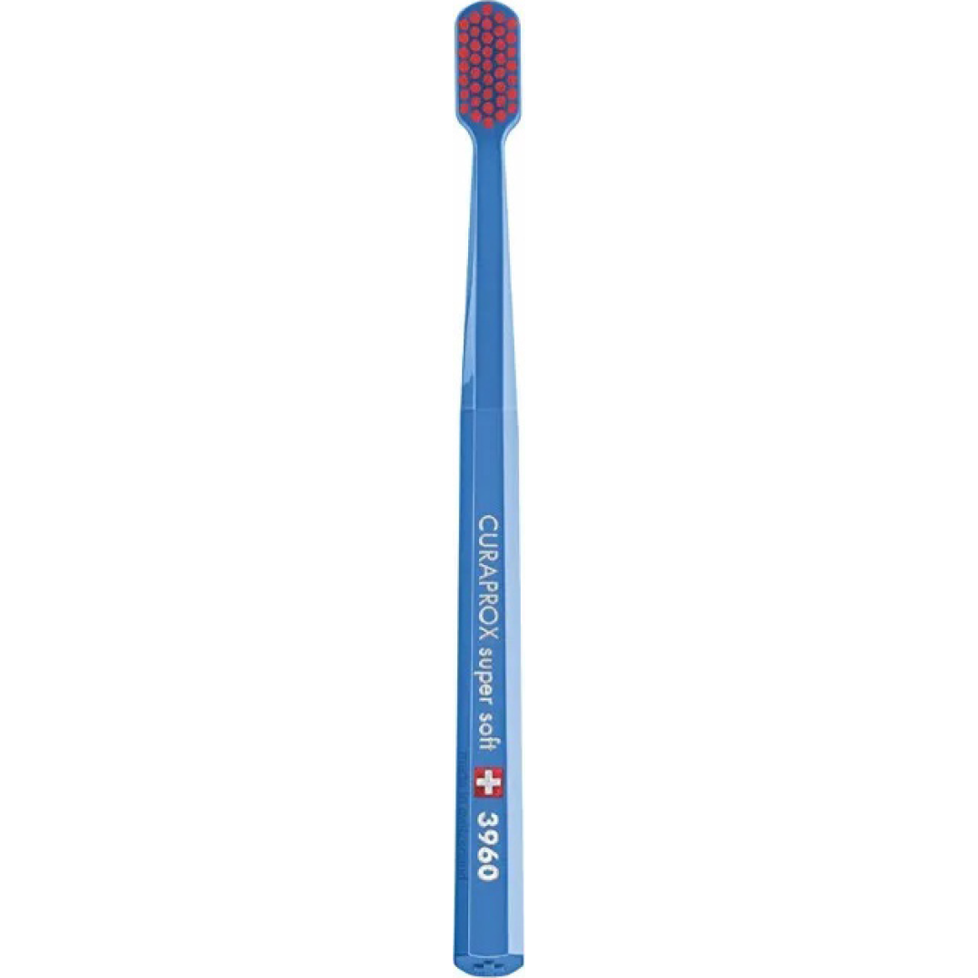 Зубна щітка Curaprox CS 3960 Super Soft супер м'яка Синій з червноним
