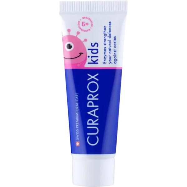 Зубна паста дитяча ферментна Curaprox CS Kids зі смаком кавуна, 10 мл