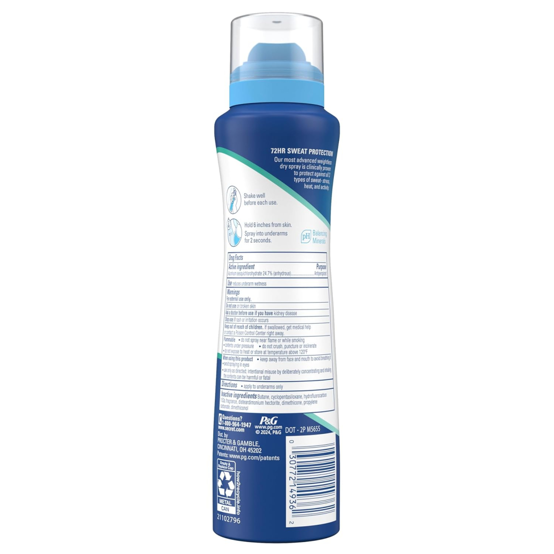 Дезодорант-антиперспірант для жінок Secret Clinical Strength Dry, 107 г
