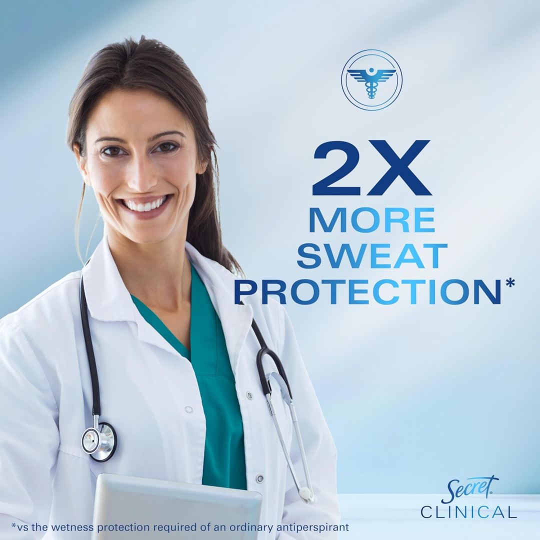Дезодорант-антиперспірант для жінок Secret Clinical Strength Dry, 107 г