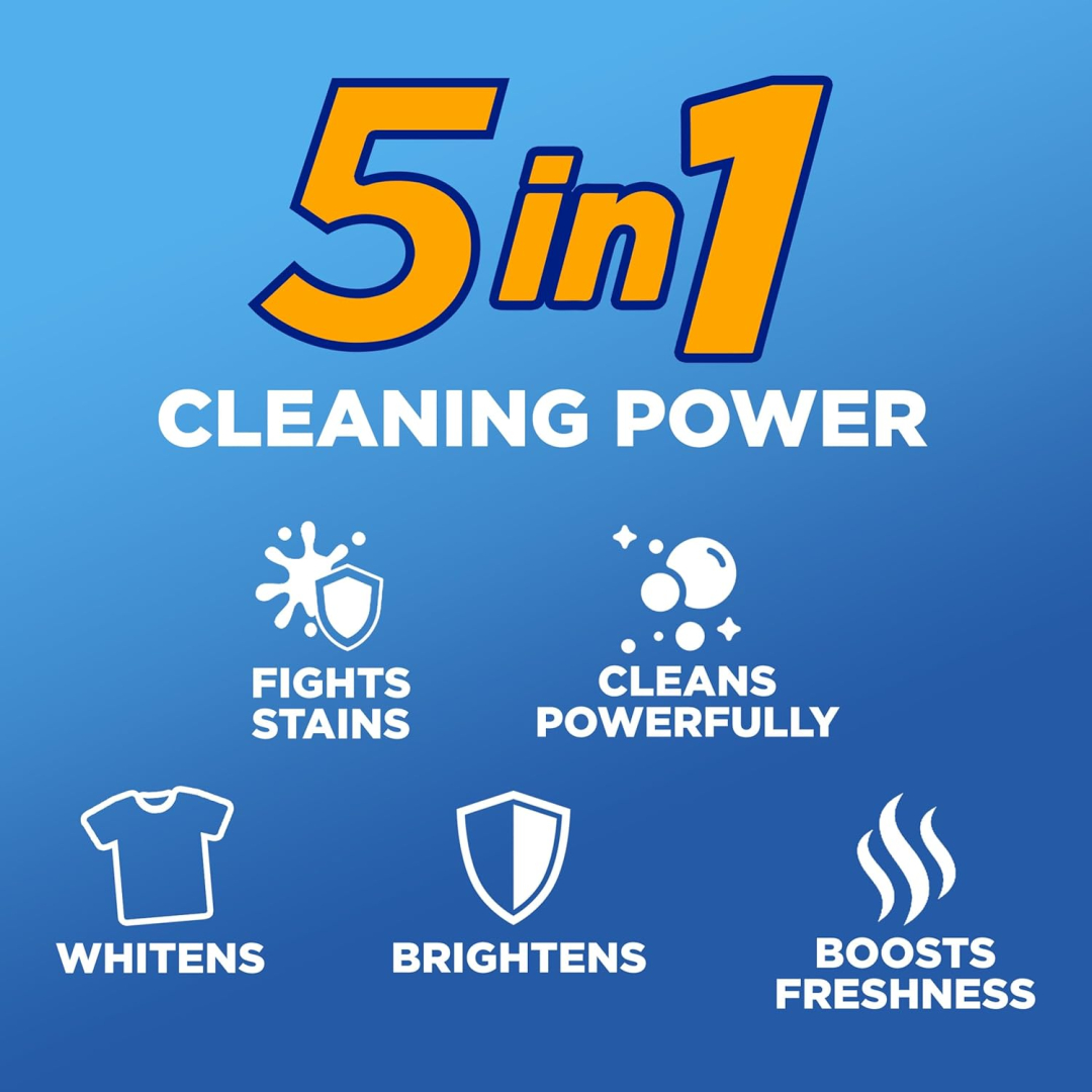 Рідкий засіб для прання  ARM & HAMMER Plus OxiClean (128 прань) 4,92 л