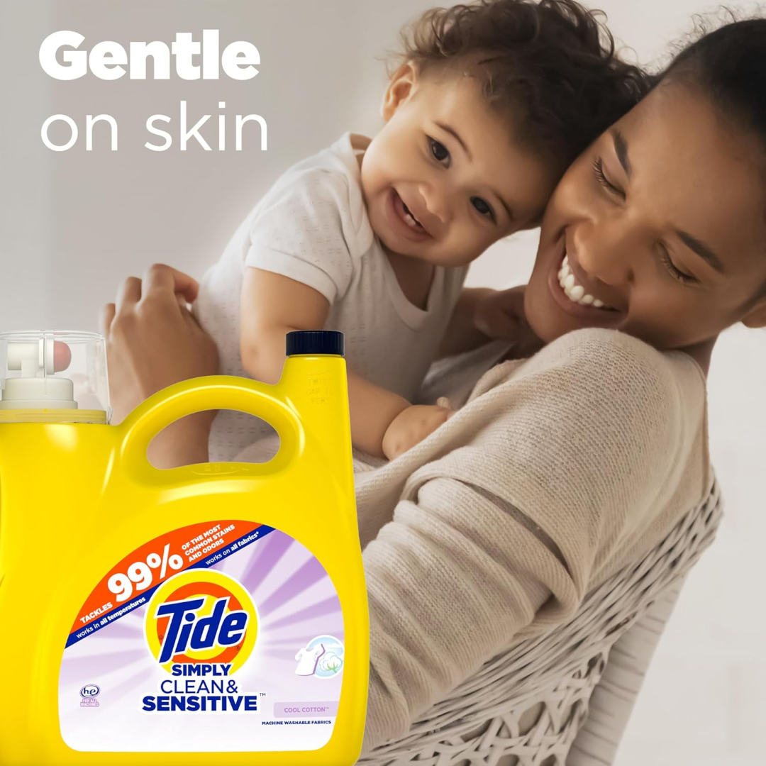 Рідкий пральний засіб Tide Simply Clean & Sensitive Laundry (89 прань), 3,46 л