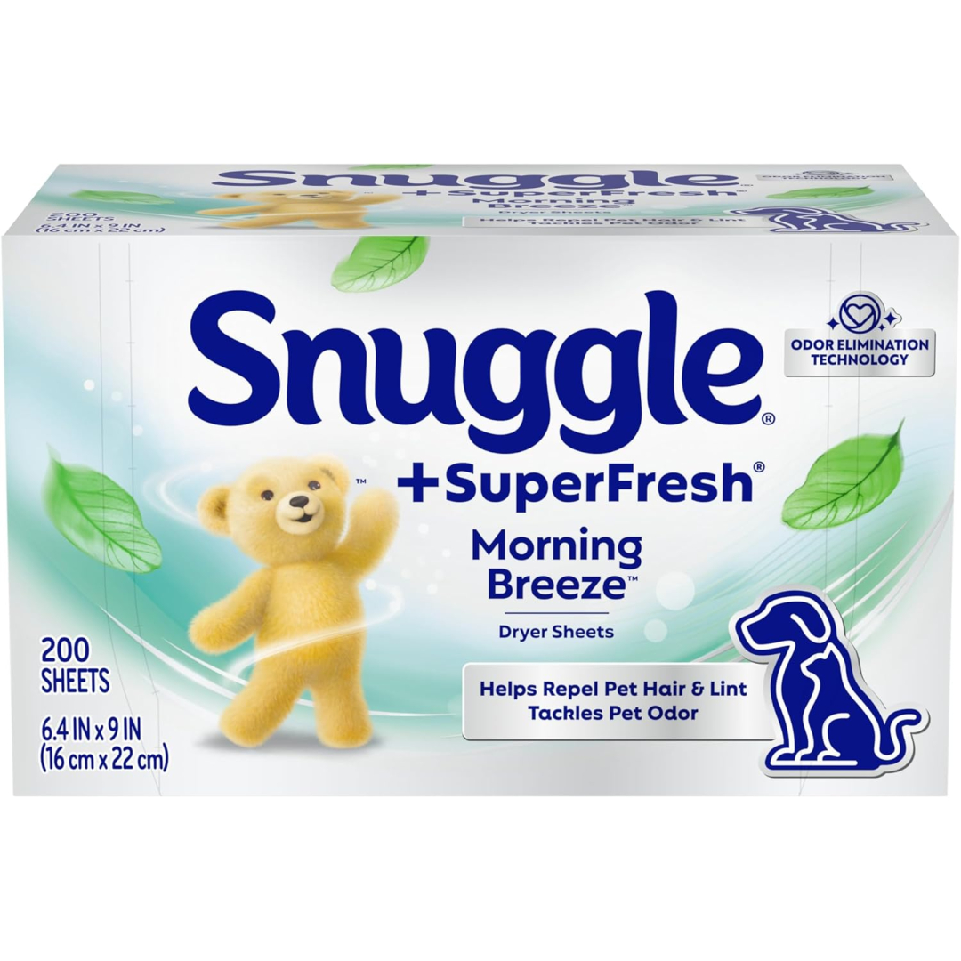 Серветки для сушильних машин Snuggle Plus Super Fresh, 200 шт