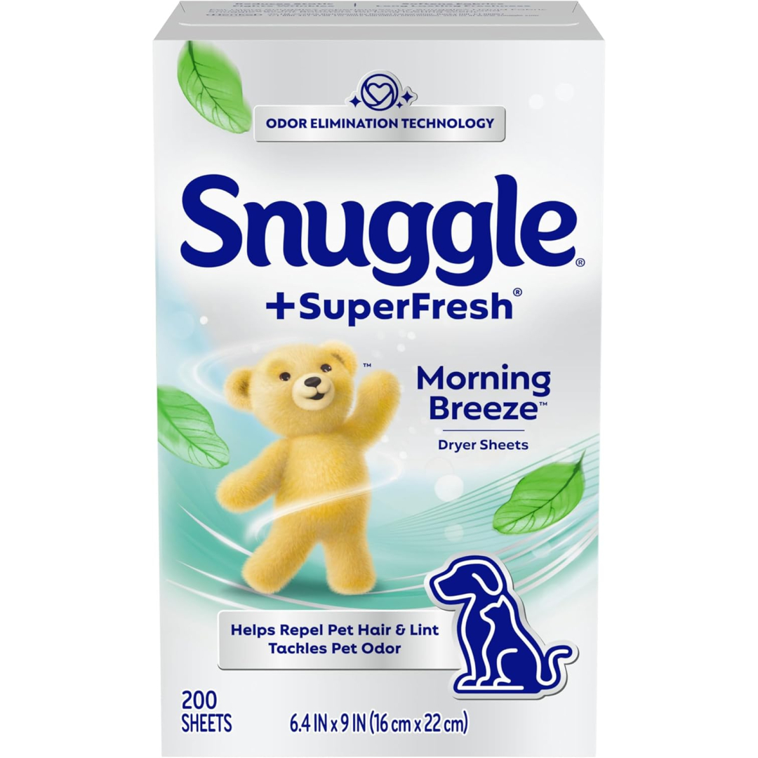 Серветки для сушильних машин Snuggle Plus Super Fresh, 200 шт