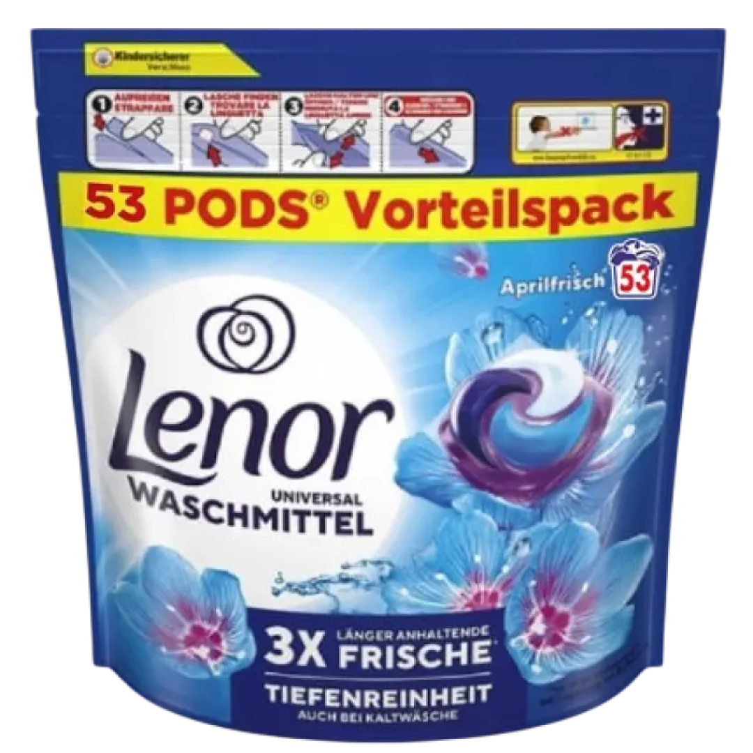 Капсули для прання Lenor 4in1 Aprilfrisch, 52 шт