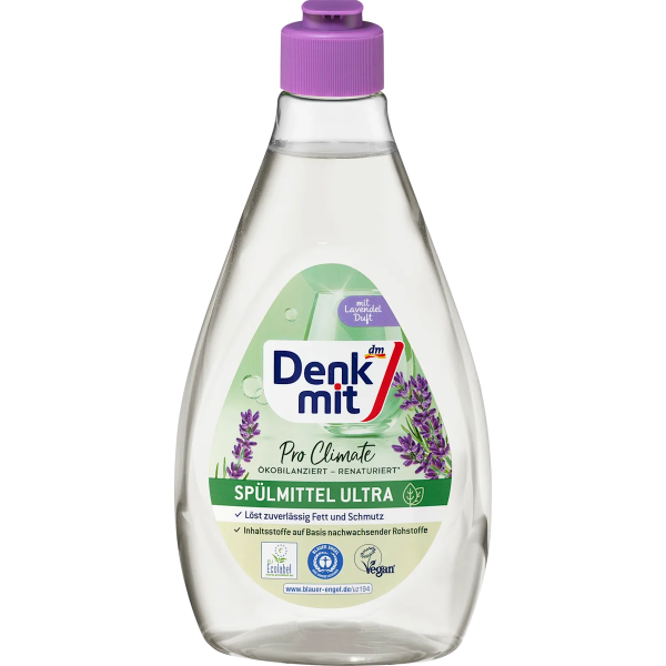Засіб для миття посуду Denkmit Ultra Pro Climate з ароматом лаванди, 500 мл