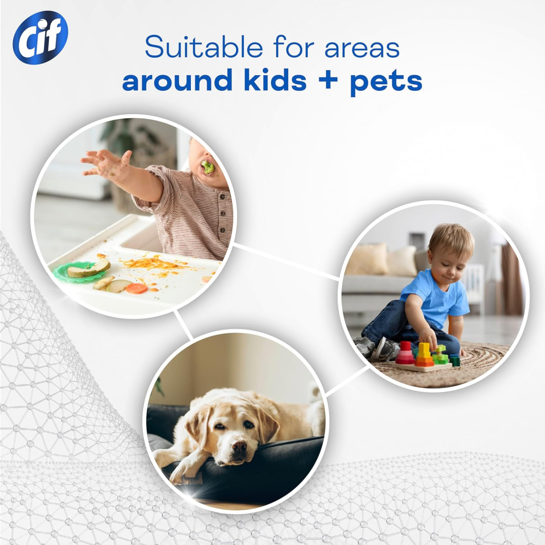 Універсальний засіб для чищення Cif Infinite Clean Sensitive Lotus & Mineral Salt з пробіотичною технологією, 280 мл