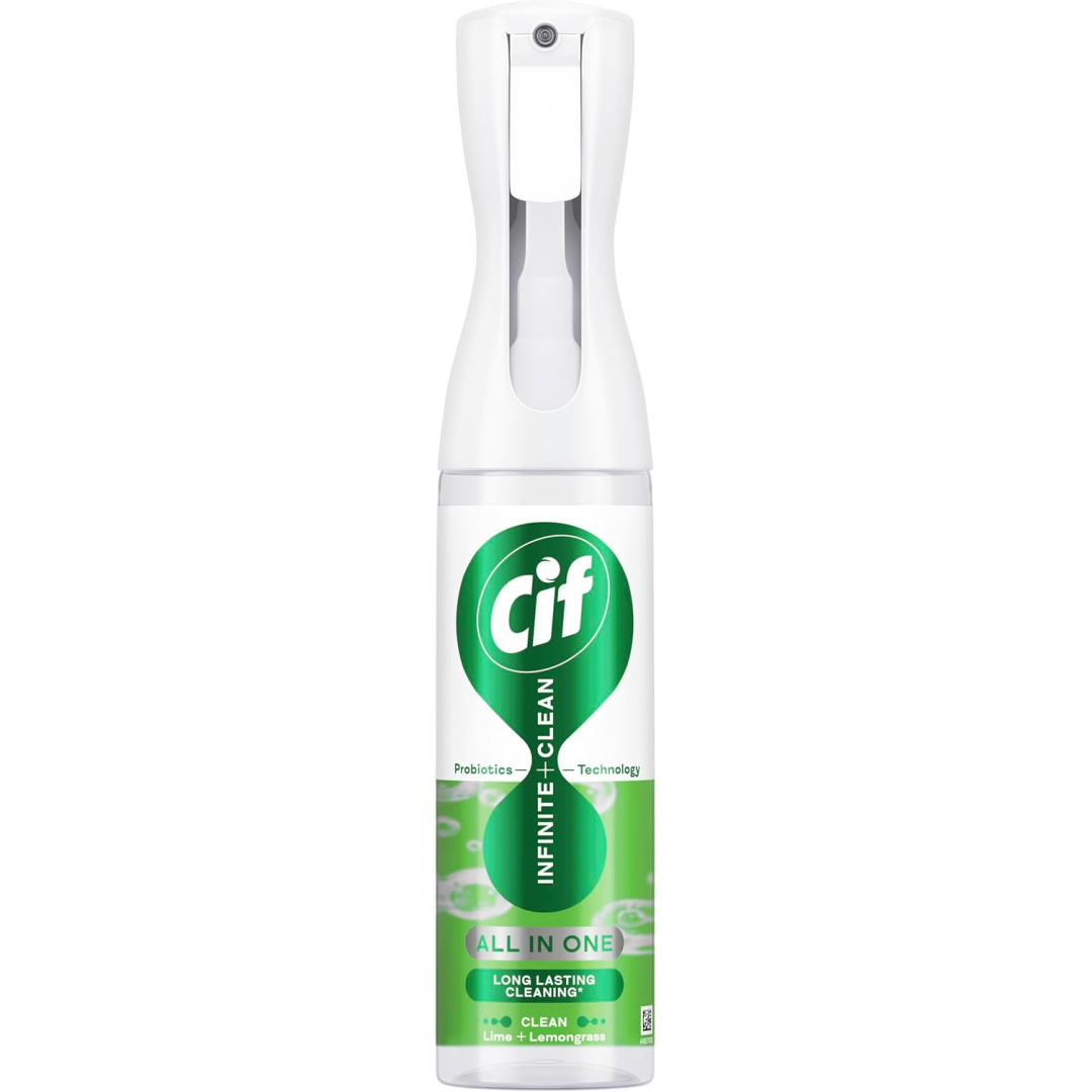 Універсальний засіб для чищення Cif Infinite Clean Sensitive Lime & Lemongrass з пробіотичною технологією, 280 мл