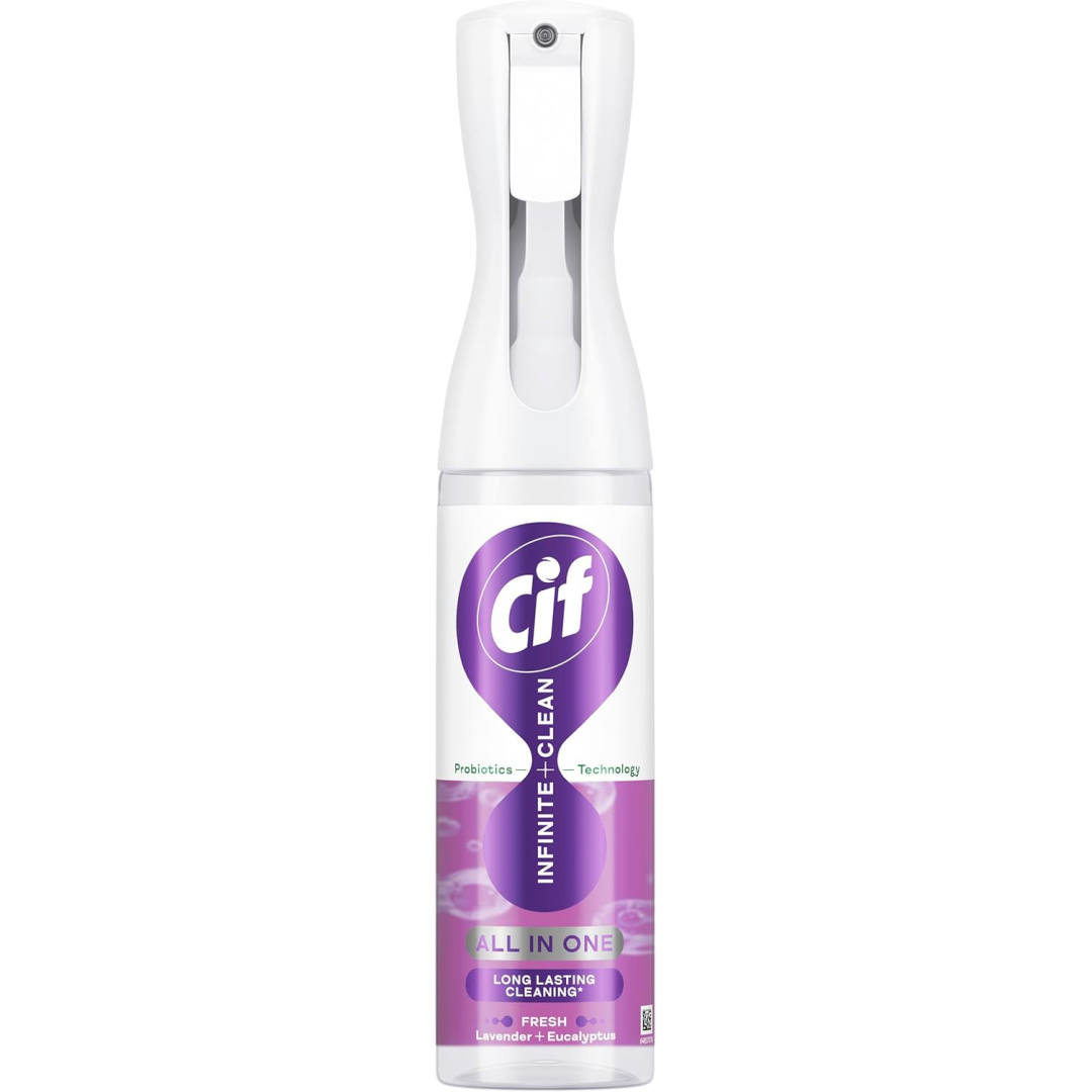 Універсальний засіб для чищення Cif Infinite Clean Sensitive Lavender & Eucalyptus з пробіотичною технологією, 280 мл