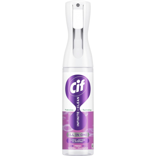 Універсальний засіб для чищення Cif Infinite Clean Sensitive Lavender & Eucalyptus з пробіотичною технологією, 280 мл