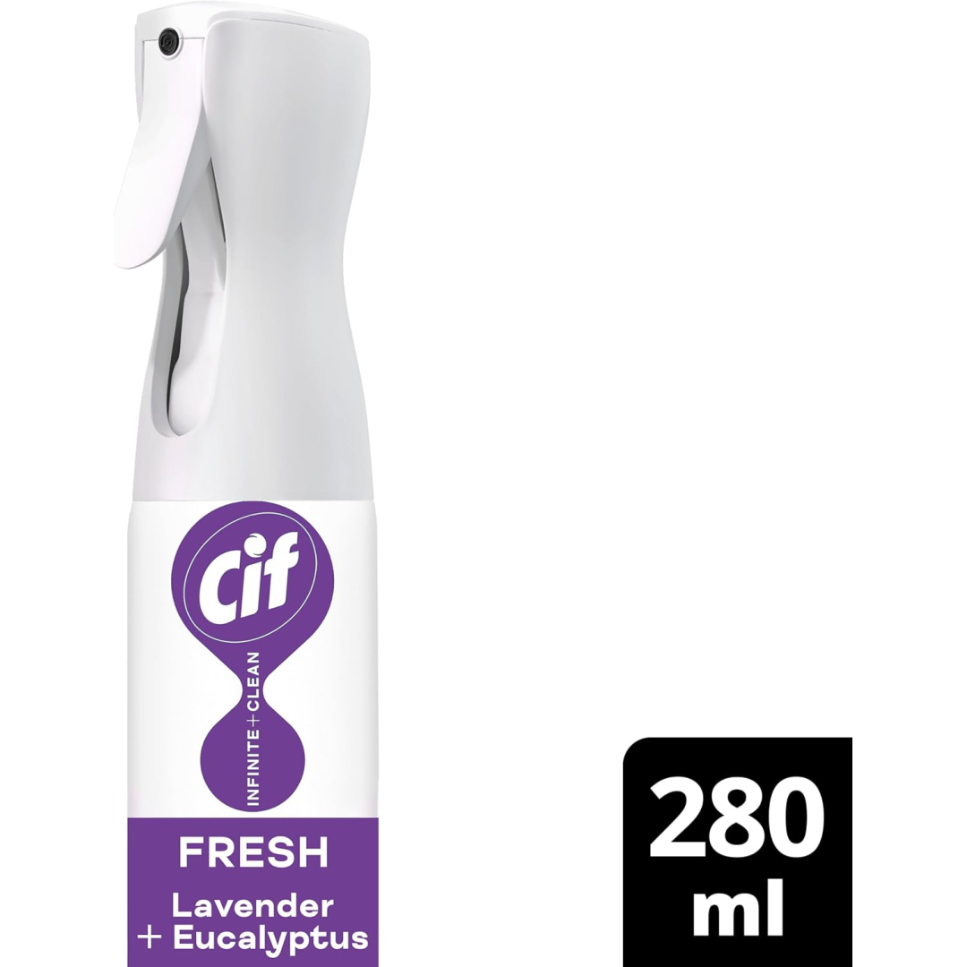 Універсальний засіб для чищення Cif Infinite Clean Sensitive Lavender & Eucalyptus з пробіотичною технологією, 280 мл