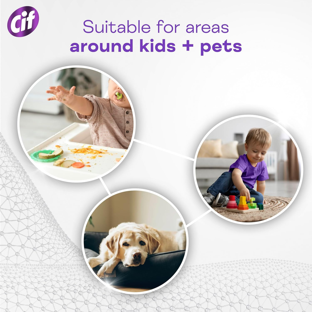 Універсальний засіб для чищення Cif Infinite Clean Sensitive Lavender & Eucalyptus з пробіотичною технологією, 280 мл