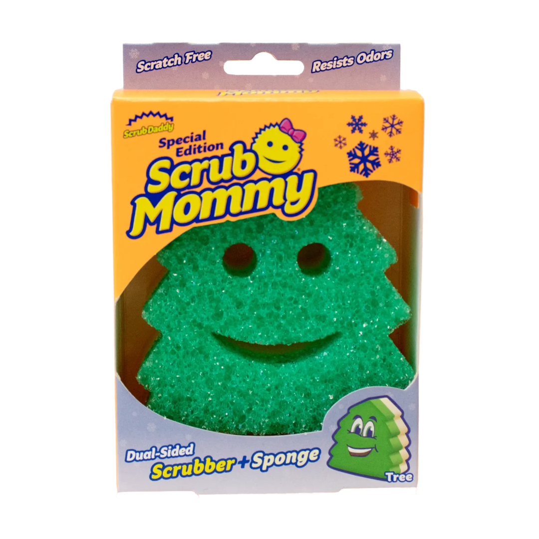 Губка для чищення Різдвяна ялинка Special Edition Scrub Mommy Christmas Tree