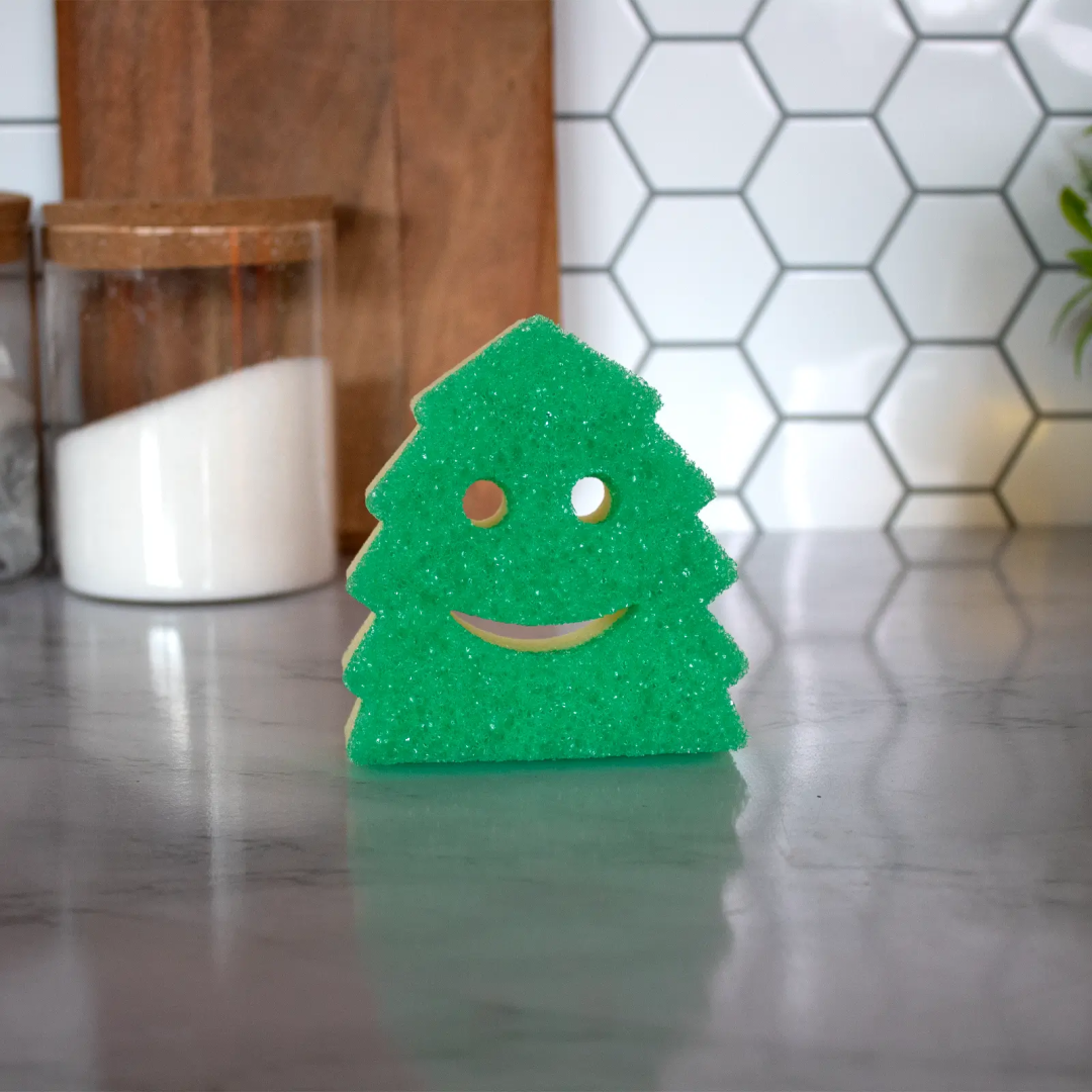 Губка для чищення Різдвяна ялинка Special Edition Scrub Mommy Christmas Tree