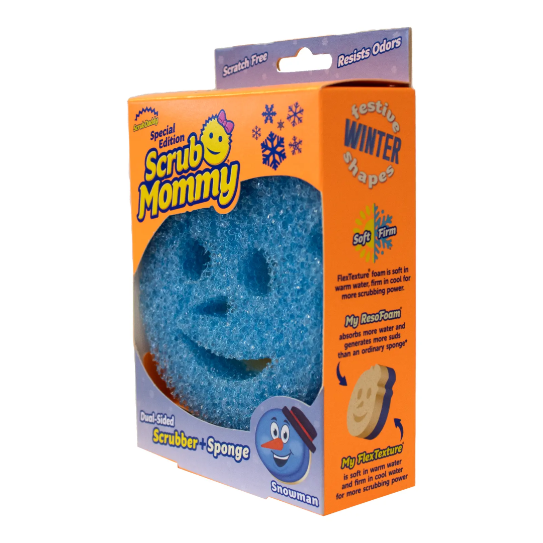 Губка для чищення Сніговик Scrub Mommy Special Edition Snowman