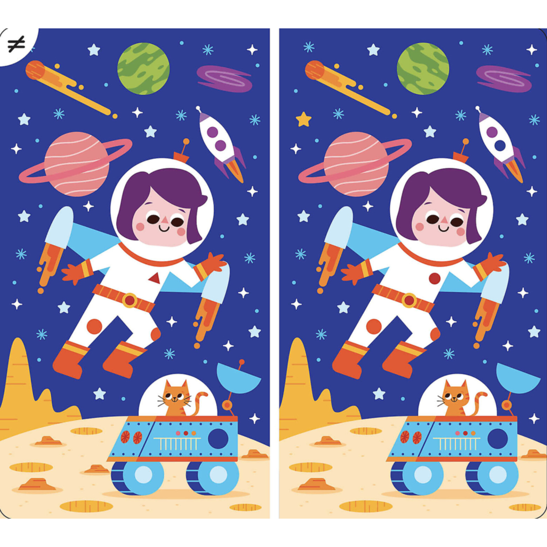 Розвиваючий набір Auzou 20 ігор у космосі MA POCHETTE DE JEUX - 20 JEUX DANS L'ESPACE