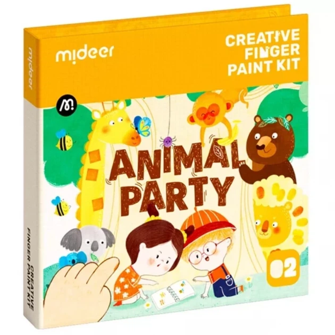 Набір для малювання пальчиками Mideer Вечірка тварин (CT1505)