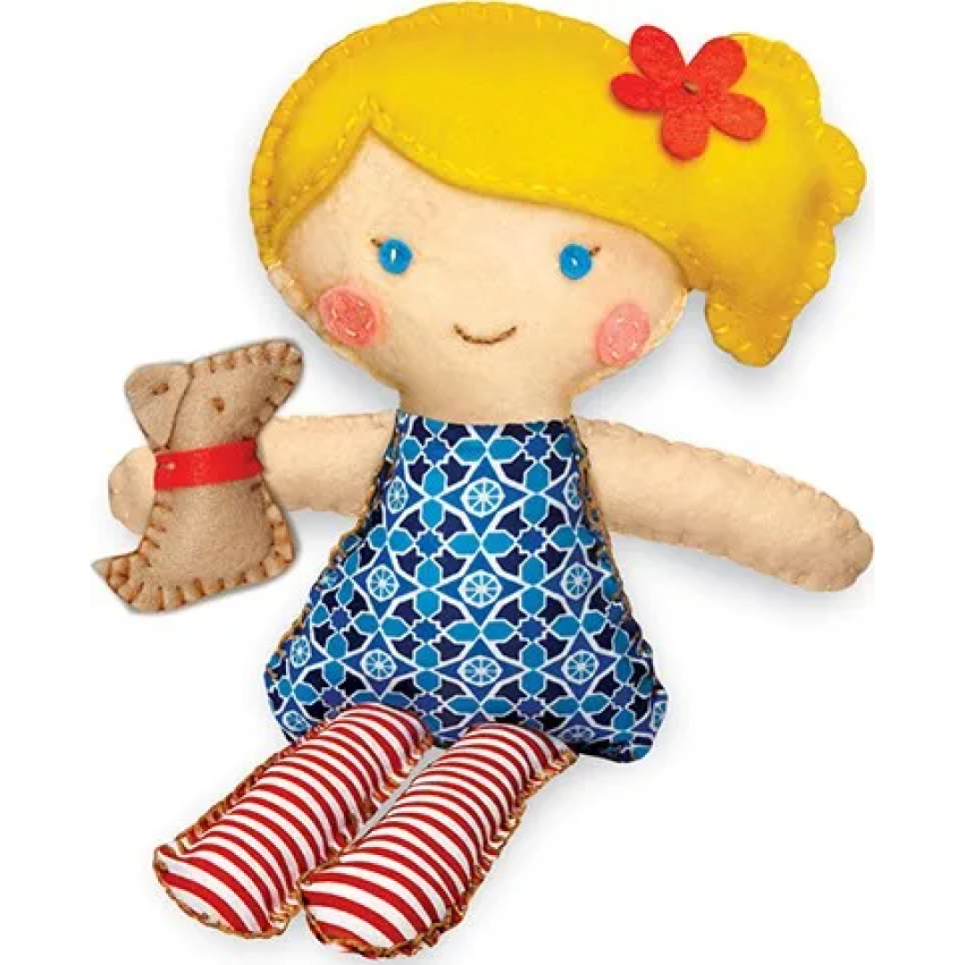 Набір для творчості шиття іграшки 4M Лялька з цуценям