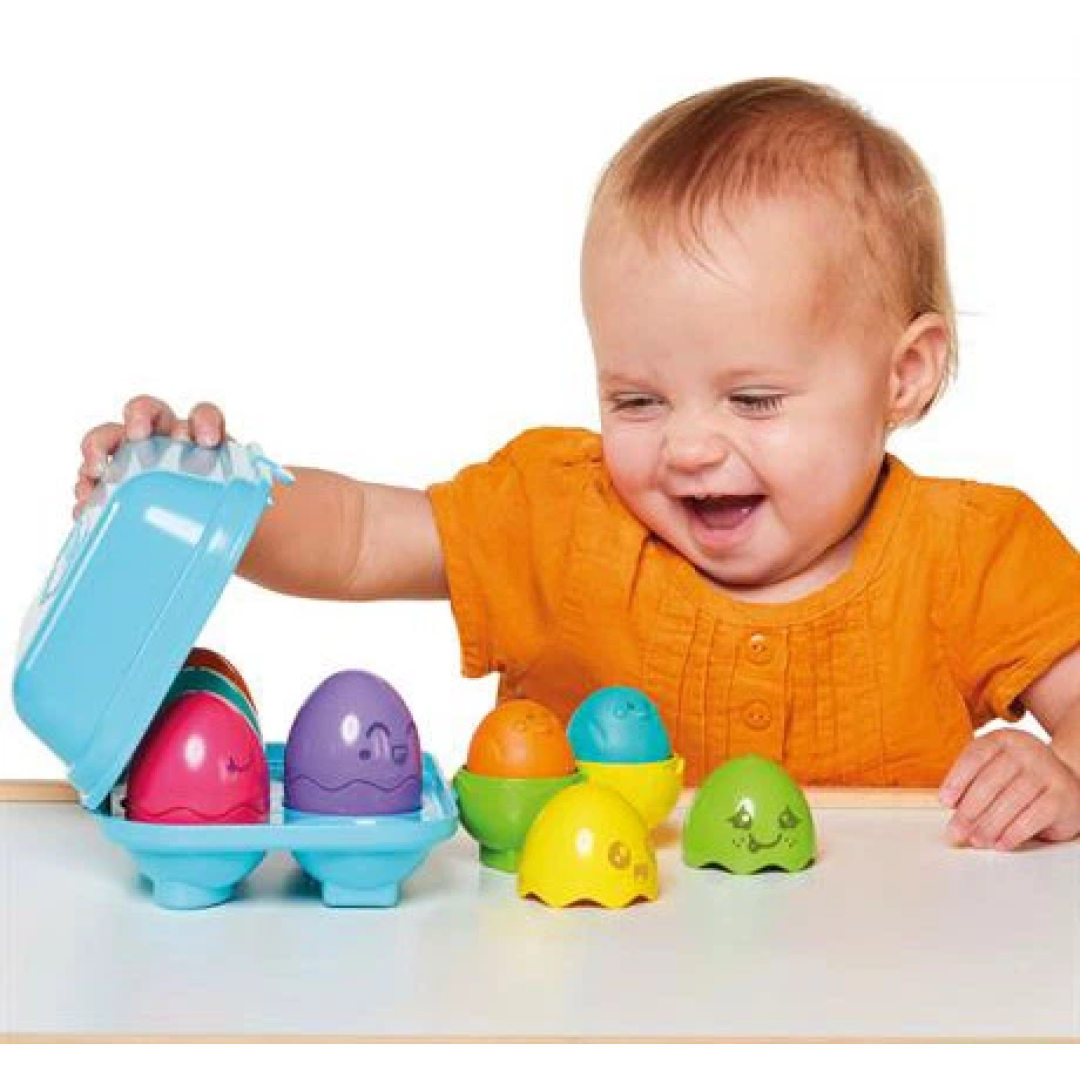 Ігровий набір Toomies Сортер пташенята-пищалки в блакитному лотку