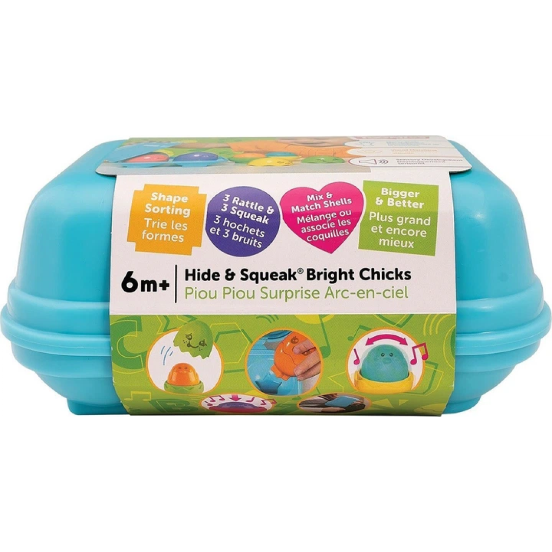 Ігровий набір Toomies Сортер пташенята-пищалки в блакитному лотку