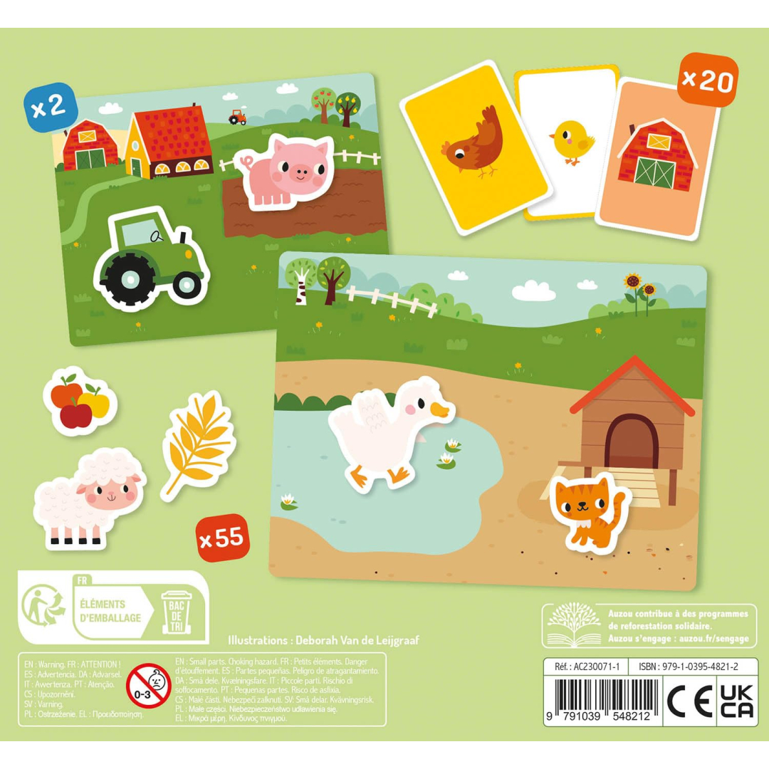 Моя маленька магнітна скринька Auzou Ферма