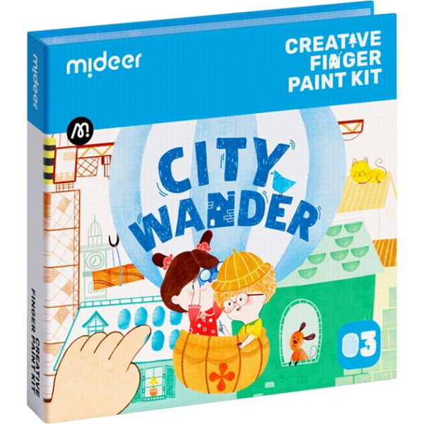 Набір для творчого малювання пальчиками Mideer Міська подорож
