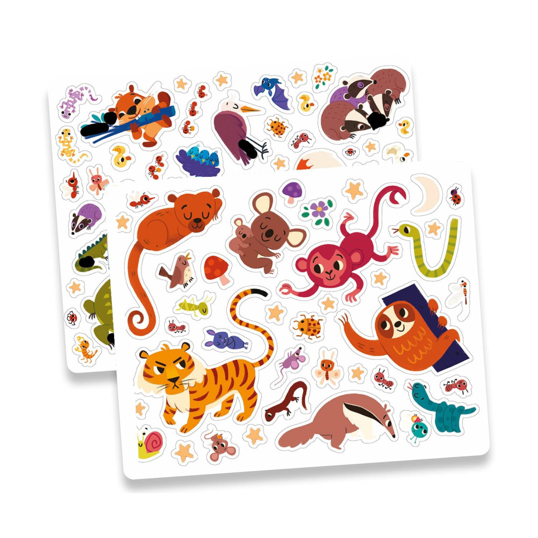 Мої 200 флуоресцентни наліпок Auzou