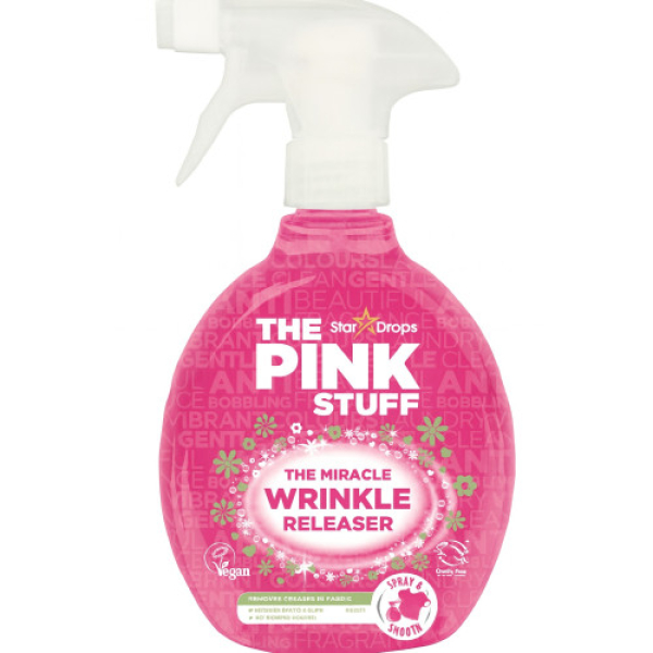 Спрей для розгладження складок на одязі The Pink Stuff Miracle Wrinkle Releaser, 500 мл