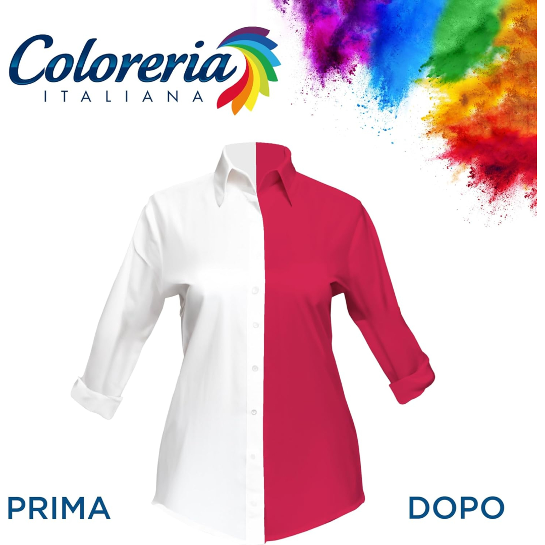 Фарба для одягу червоний тюльпан Coloreria Rosso Tulipano Coloreria Italia, 350 г