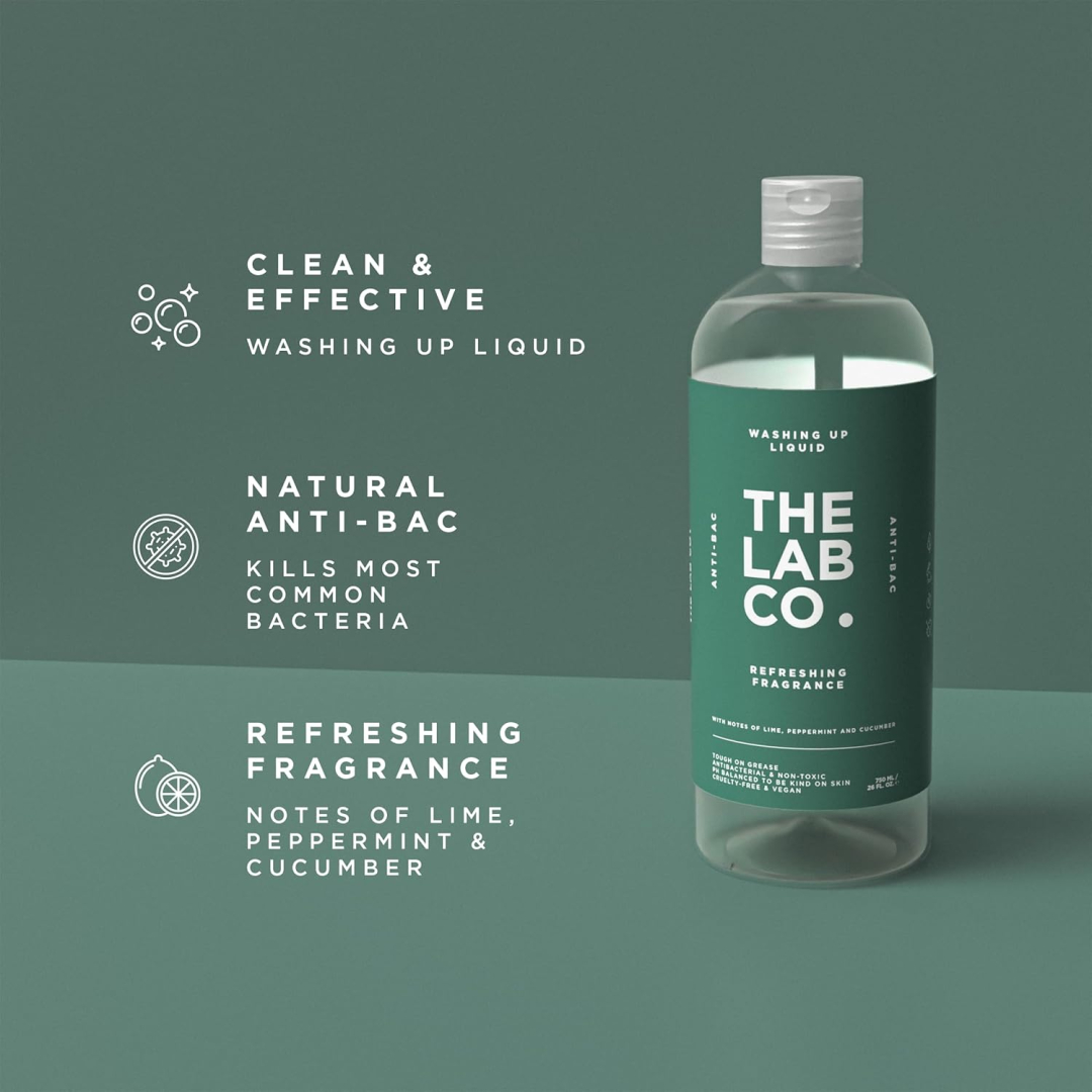 Засіб для миття посуду The Lab Co. Освіжаючий аромат Refreshing Washing Up Liquid, 750 мл
