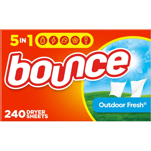 Серветки для сушильної машини Bounce Outdoor Fresh Свіжість, 240 шт