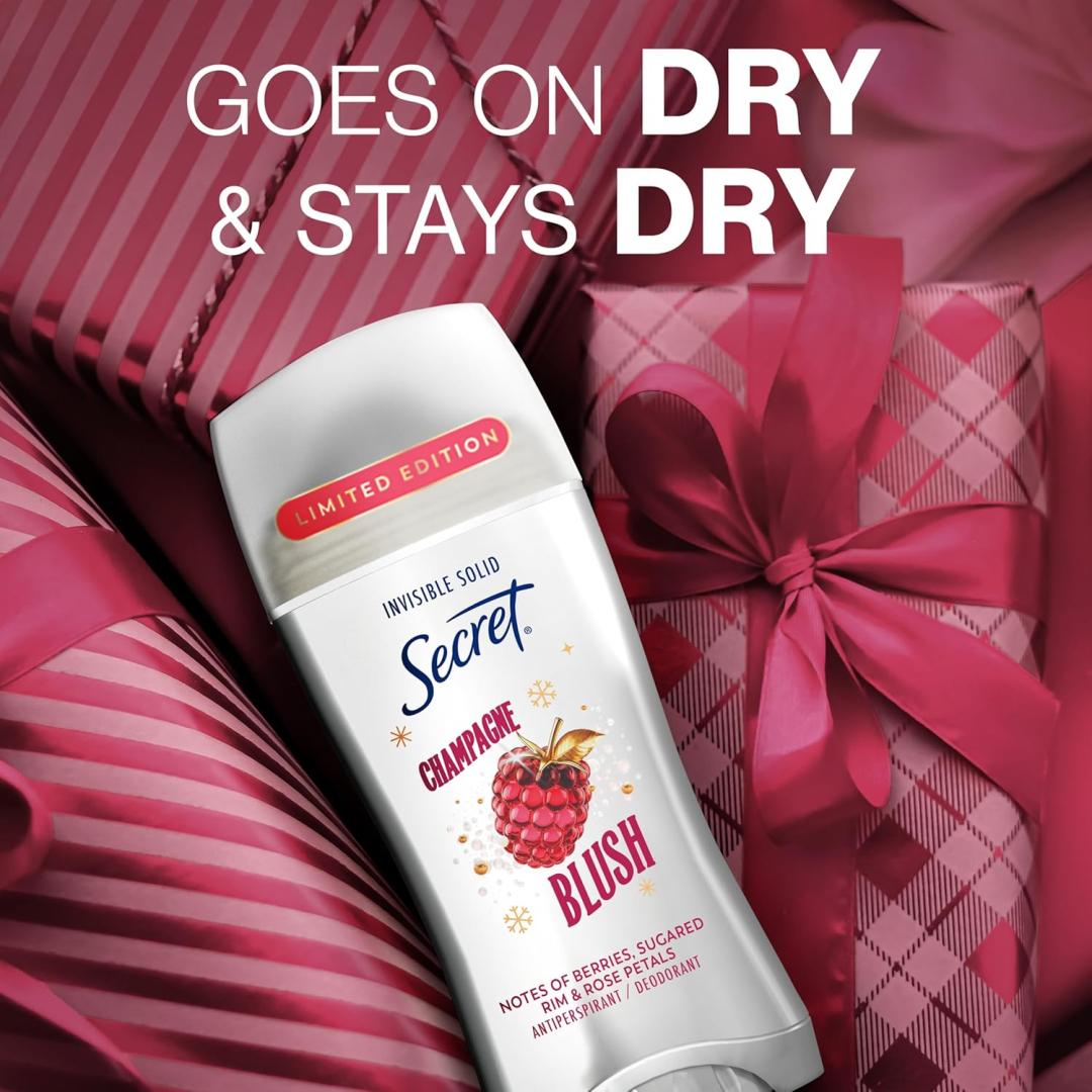 Антиперспірант-дезодорант Secret для жінок Аромат шампанського з ягодами