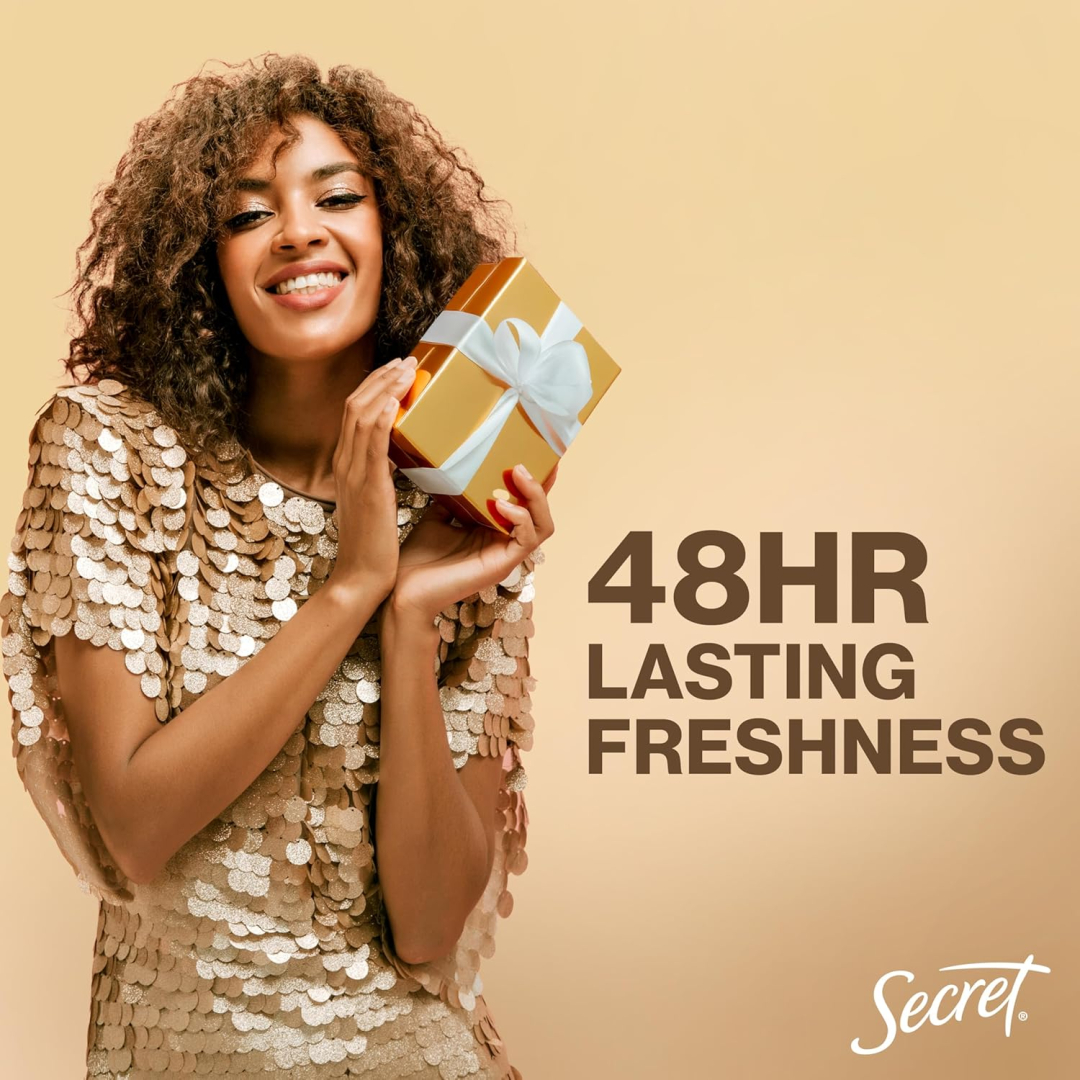 Антиперспірант-дезодорант Secret для жінок Без алюмінію Аромат цукру та заварного крему