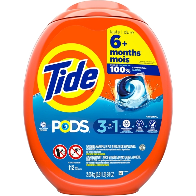 Капсули для прання Tide PODS 3-в-1, 112 шт