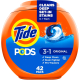 Капсули для прання Tide PODS, засіб для виведення плям 3-в-1, засіб для боротьби з запахом, 42 шт