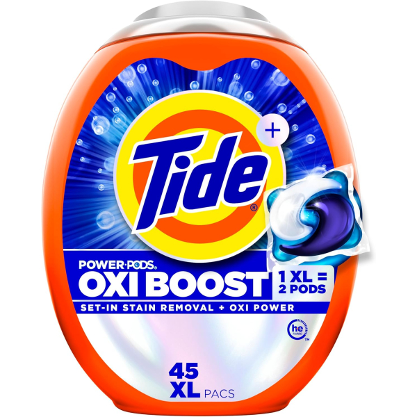 Капсули для прання Tide Oxi Boost Power PODS, 45 шт