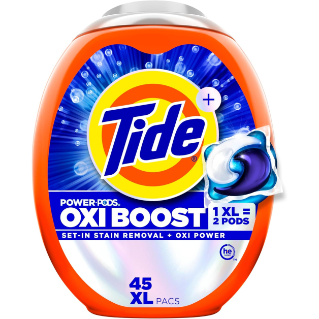 Капсули для прання Tide Oxi Boost Power PODS, 45 шт