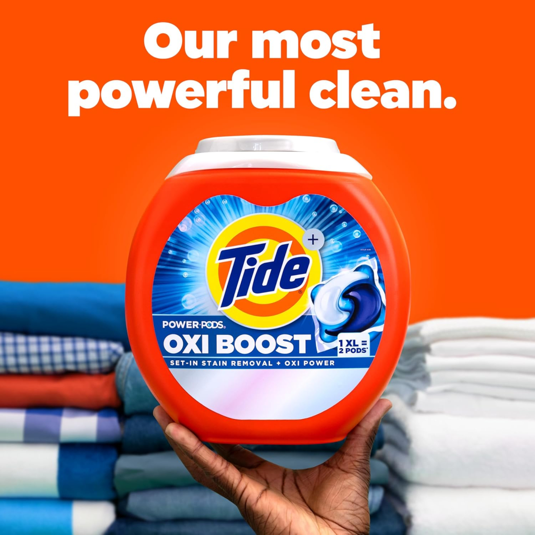 Капсули для прання Tide Oxi Boost Power PODS, 45 шт