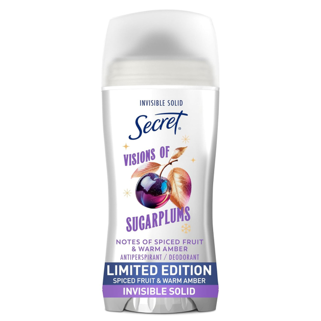 Дезодорант-антиперспірант твердий Secret Spiced Fruit & Warm Amber з ароматом пряних фруктів та теплого бурштину, 73 г