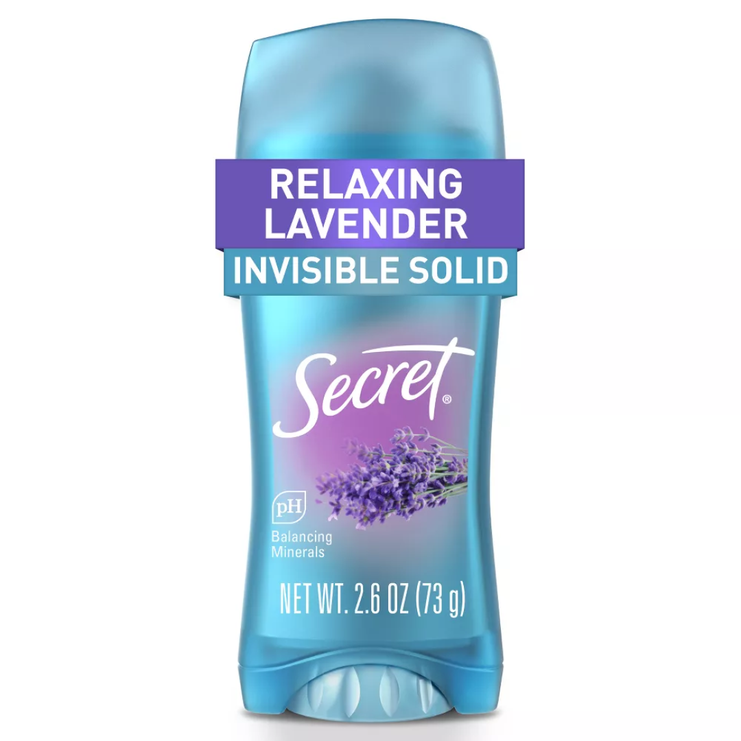 Дезодорант-антиперспірант твердий Secret Relaxing Lavender з ароматом лаванди, 73 г
