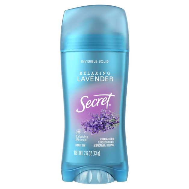 Дезодорант-антиперспірант твердий Secret Relaxing Lavender з ароматом лаванди, 73 г